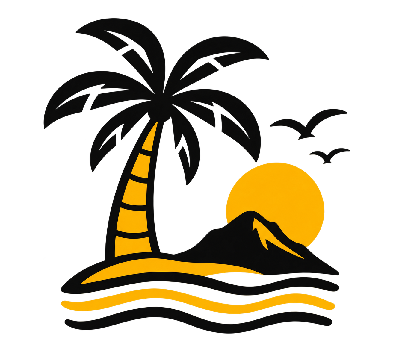 Tropical landscape representing a car trip around Martinique from Le Marin